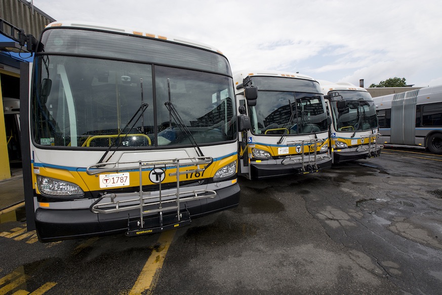 MBTA buses