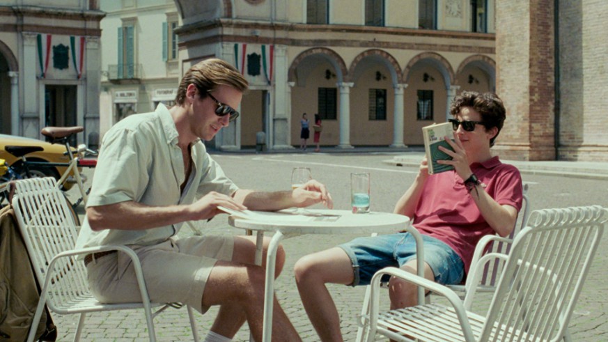Armie Hammer and Timothee Chalamet