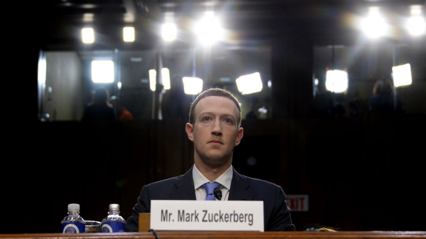 Mark Zuckerberg testifies before a joint hearing April 10.