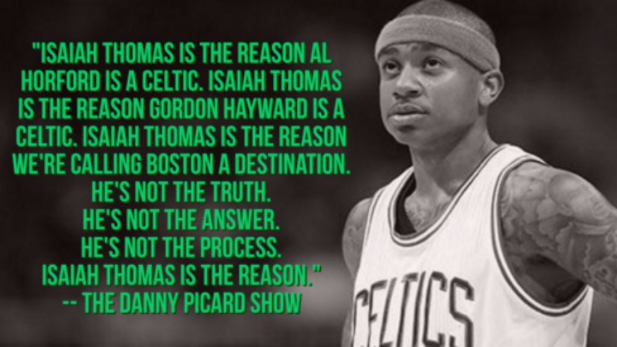 Celtics, Isaiah Thomas, Nickname, The, Reason