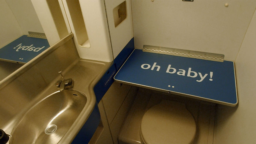 baby changing table for public bathrooms