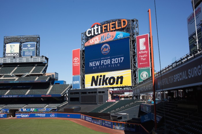 Citi Field, home of the New York Mets, welcomes visitors for the first time in 2017.