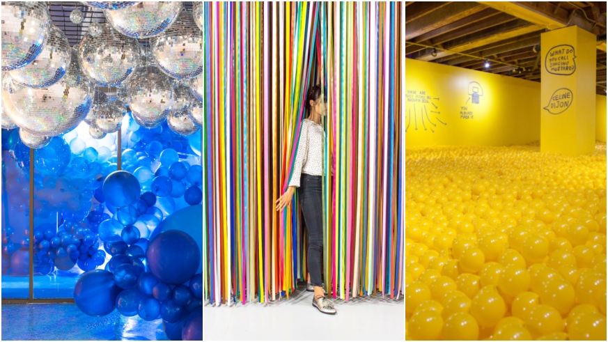 These exhibits were from the San Francisco Color Factory — there will be all new exhibits for Color Factory NYC.