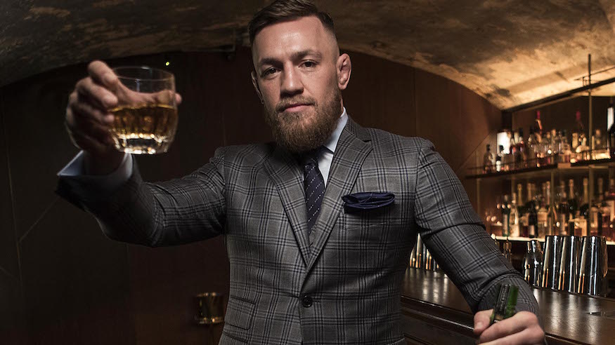 Conor McGregor with Proper 12 Whiskey