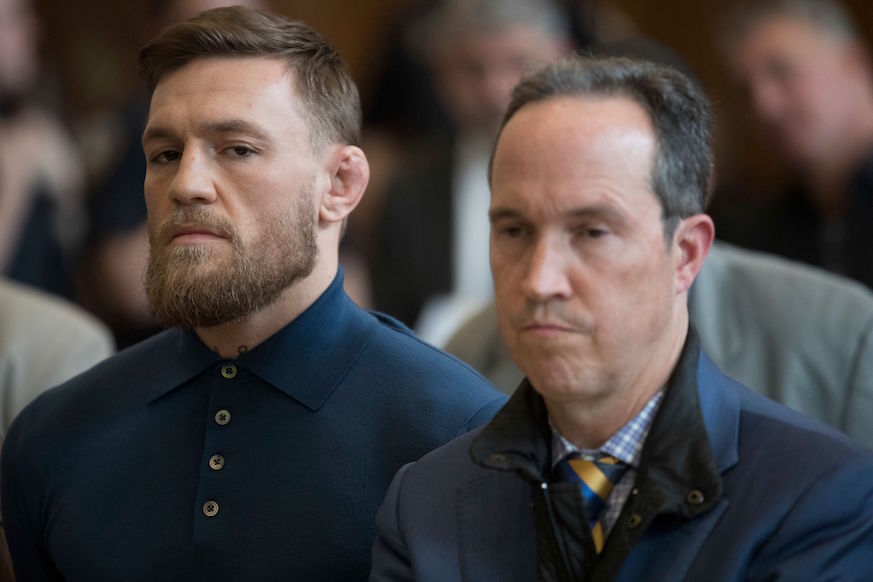 UFC star Conor McGregor is slated to appear in a Brooklyn courtroom Thursday on charges that stem from his backstage brawl ahead of UFC 223 at the Barclays Center in April.