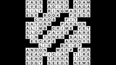 Crossword puzzle, Wander Words answers: March 14, 2019