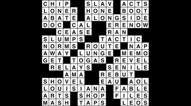 Crossword puzzle, Wander Words answers: November 30, 2018