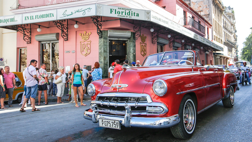 Wouldn't you look glam cruising in the back of a classic ride in Old Havana? Credit: Getty Images