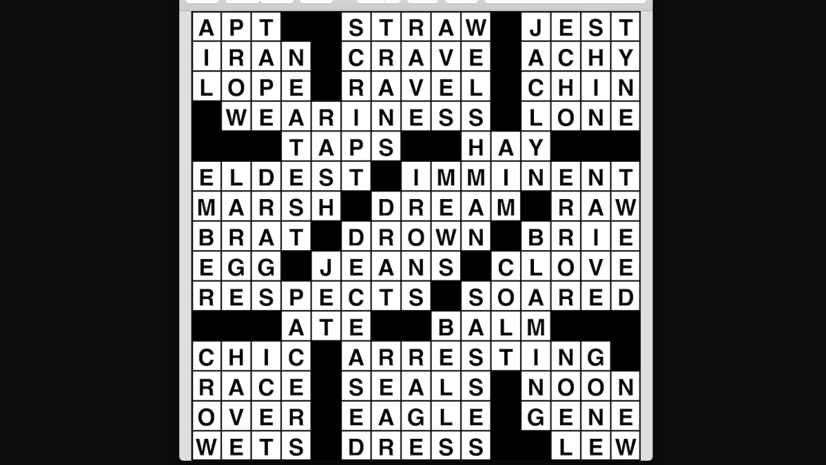Crossword puzzle, Wander Words answers: May 16, 2019