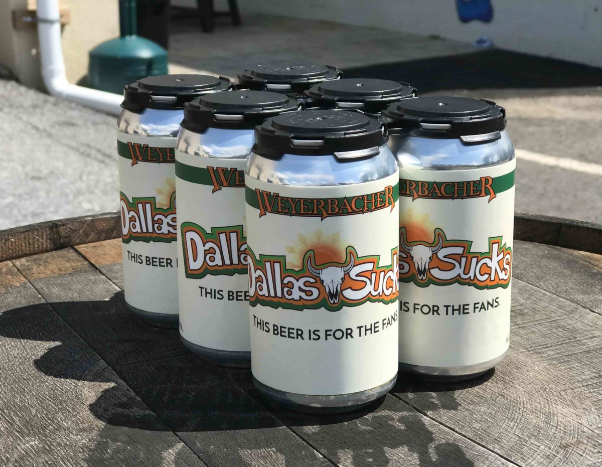 Local beer ‘Dallas Sucks’ fuels renewed Eagles-Cowboys rivalry