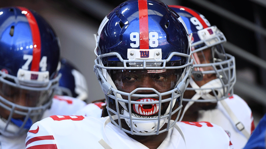 Tweets from Giants DT Damon Harrison show a chip on his shoulder