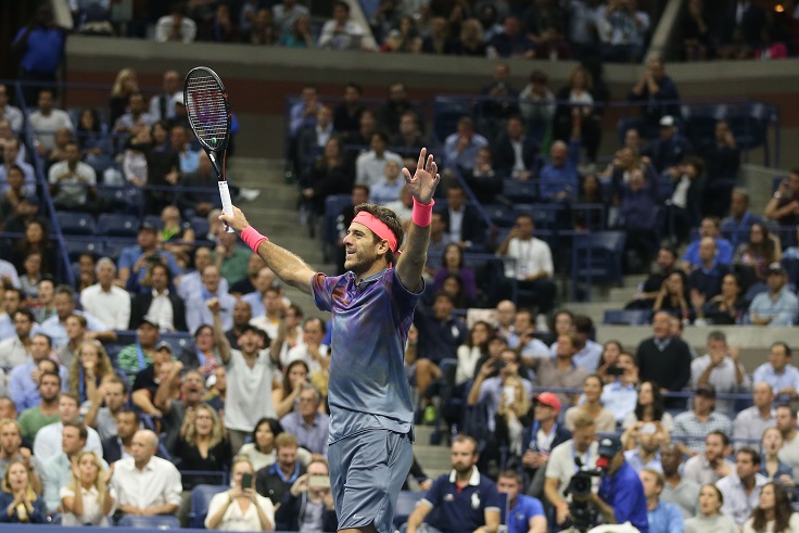 Del Potro stuns Federer at US Open