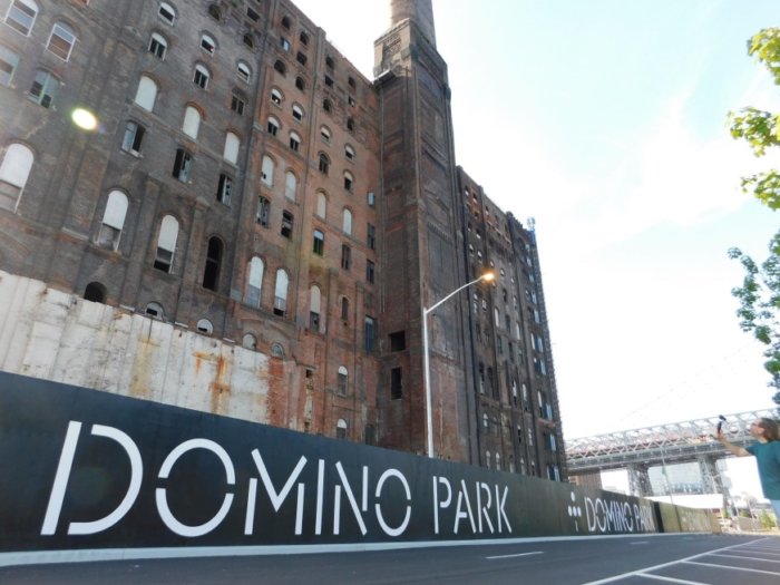 As construction gets underway, we take you inside Brooklyn’s Domino Sugar refinery, where the smell of sugar still wafts through the air.