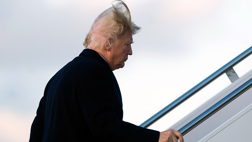 Trump might get more respect if he shaved his head, says science