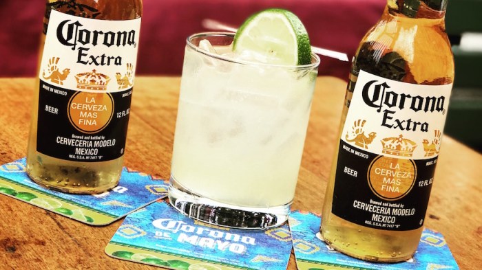 The Coronas and margarita aren't tilting, you are.