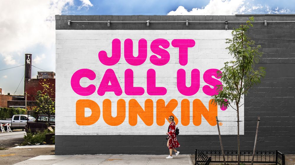 dunkin' | dunkin donuts name change