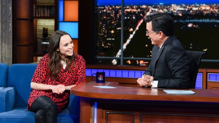 Ellen Page Colbert interview