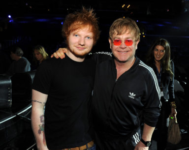 Ed Sheeran and Elton John’s physical resemblance is frighteningly uncanny