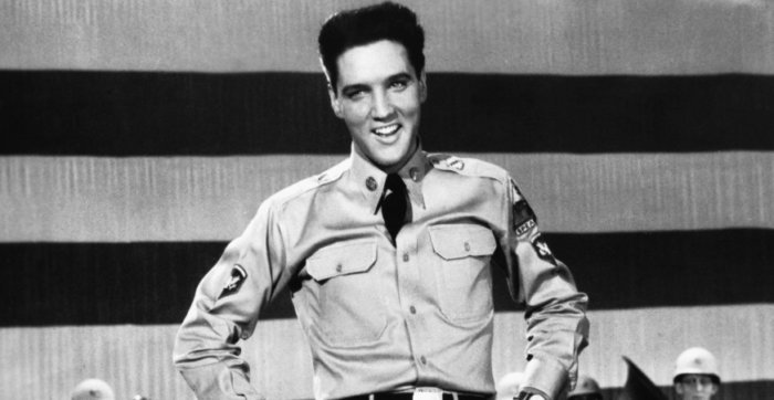 Elvis Presley smiling