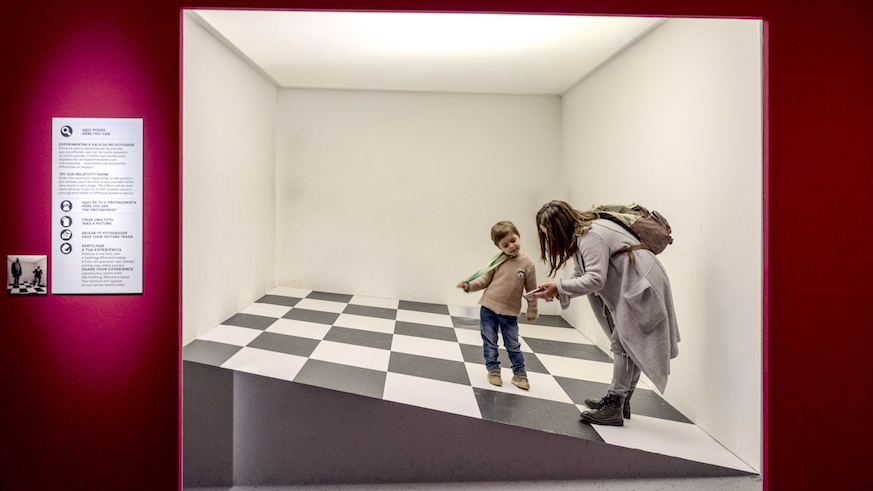 Immersive photo ops like the Relativity Room take you inside M.C. Escher's impossible worlds.