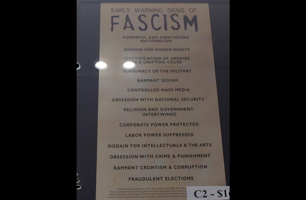 Holocaust Museum’s ‘warning signs of fascism’ poster shared thousands of