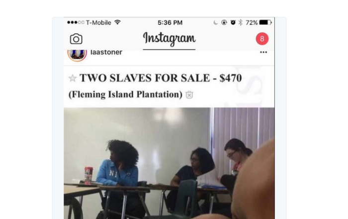 Florida high school student posts ‘Slaves for Sale’ ad on Craigslist.