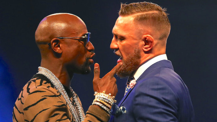 Floyd Mayweather and Conor McGregor face off on Aug. 26. Credit: Getty Images