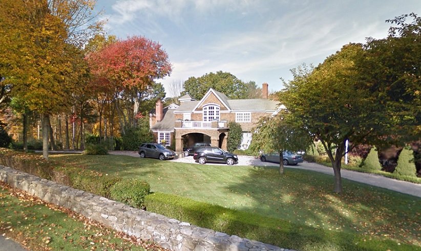 The Pound Ridge home at 23 Fox Hill Road (Image via Google Maps)