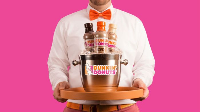 free dunkin donuts coffee bottle service