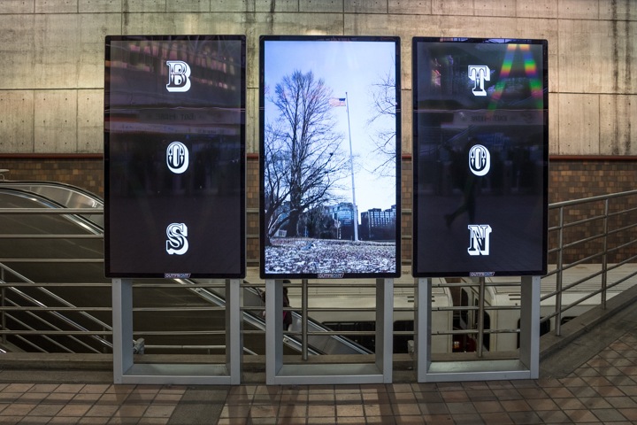 mbta, mbta art, mbta screens, ica, ica boston, outfront digital screens