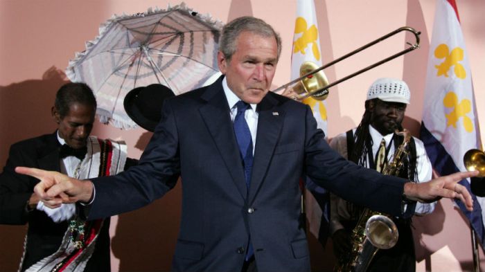 George Bush dance moves