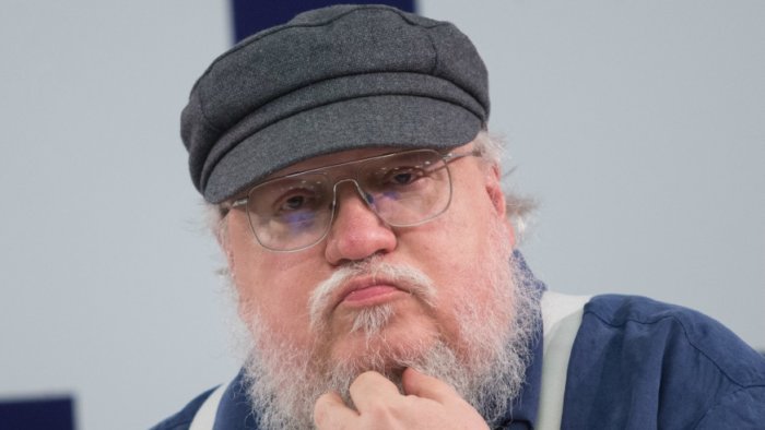 George R.R. Martin scratching his chin