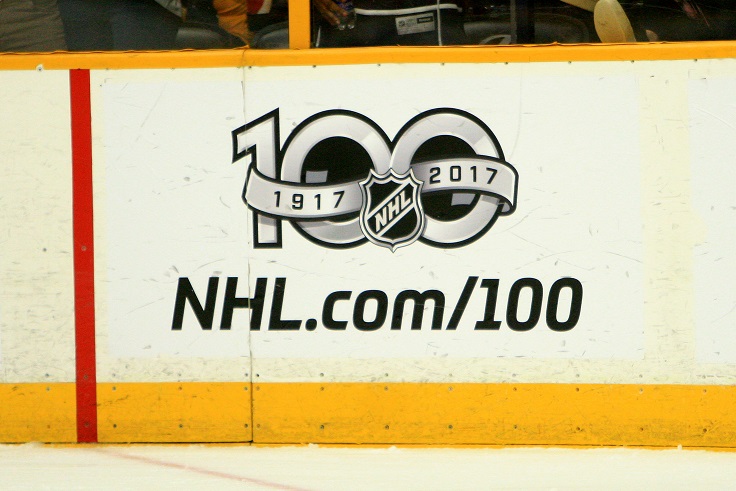 NHL 100 years logo. (Photo: Getty Images)