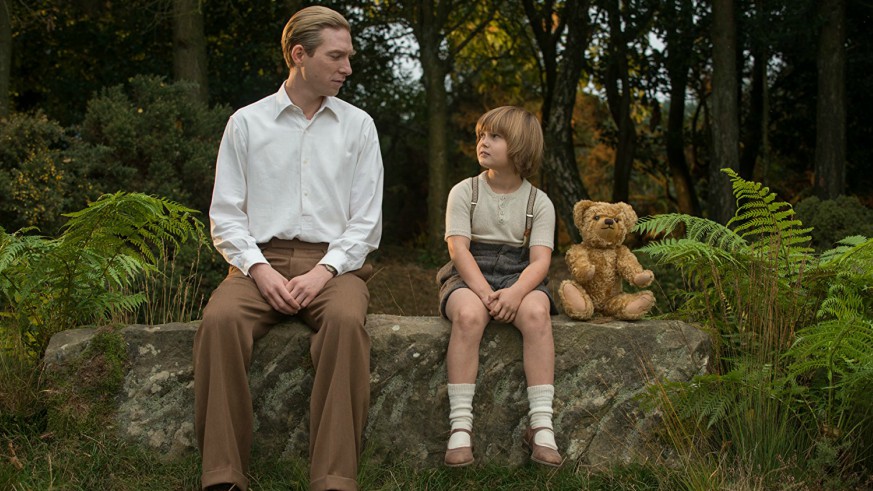Domhnall Gleeson as A.A. Miline in Goodbye Christopher Robin