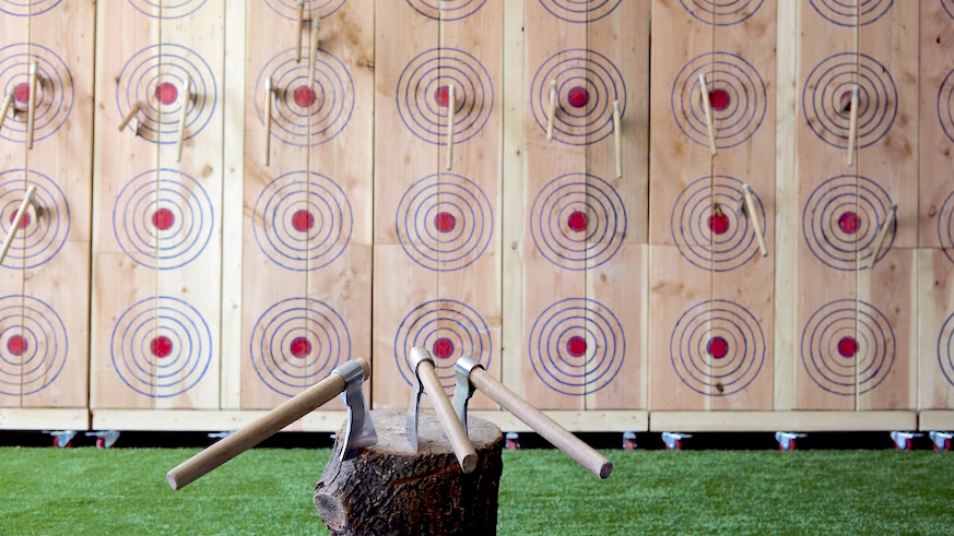 Get in touch with your inner Paul Bunyan at Gotham Archery.