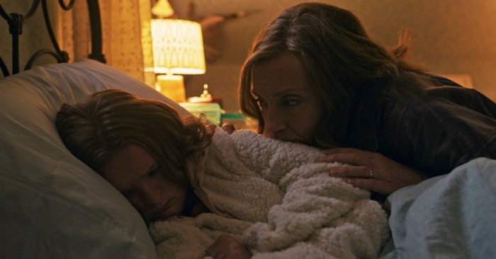 Toni Collette and Molly Shapiro in Hereditary
