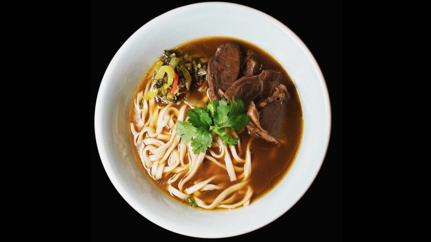 The beef noodle soup at Ho Foods. Credit: Instagram @hofoodsnyc