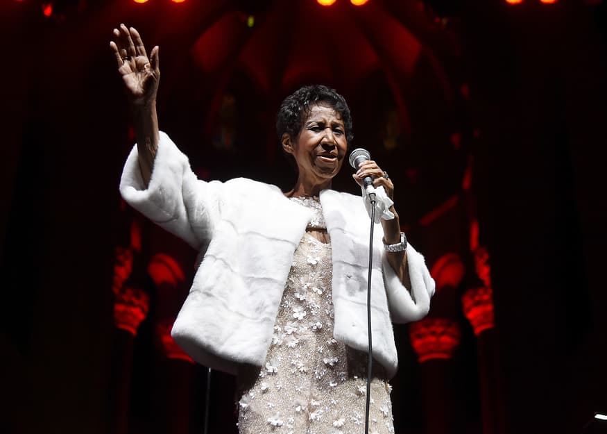 How is Aretha Franklin's health