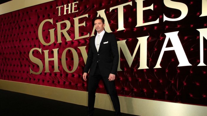 Hugh Jackman at The Greatest Showman premiere