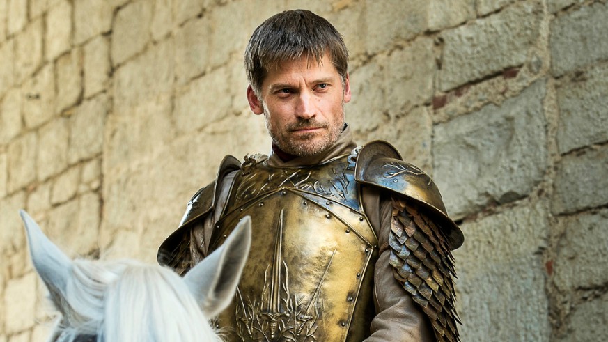 Jaime Lannister on a horse