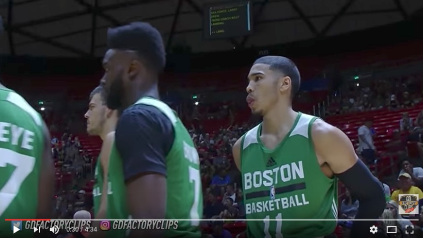 Jayson Tatum, Celtics, Video