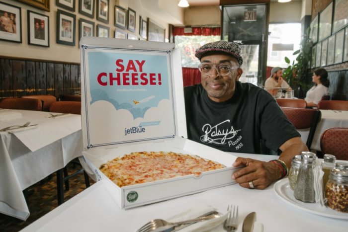 With a little help from quintessential New Yorker Spike Lee, L.A. gets a taste of Patsy’s Pizzeria of East Harlem via JetBlue’s 'Pie in the Sky' limited promo.
