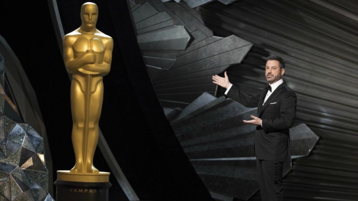 Jimmy Kimmel hosting the Oscars