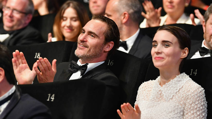 Joaquin Phoenix Rooney Mara Debut Cannes Closing Ceremony