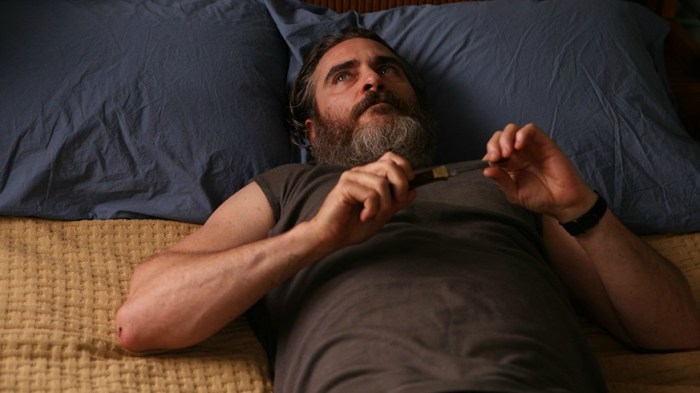 Joaquin Phoenix in You Were Never Really Here