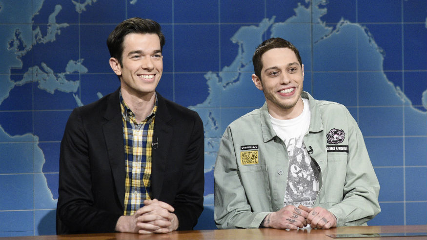 Watch John Mulaney join Pete Davidson on SNL for a special message R...