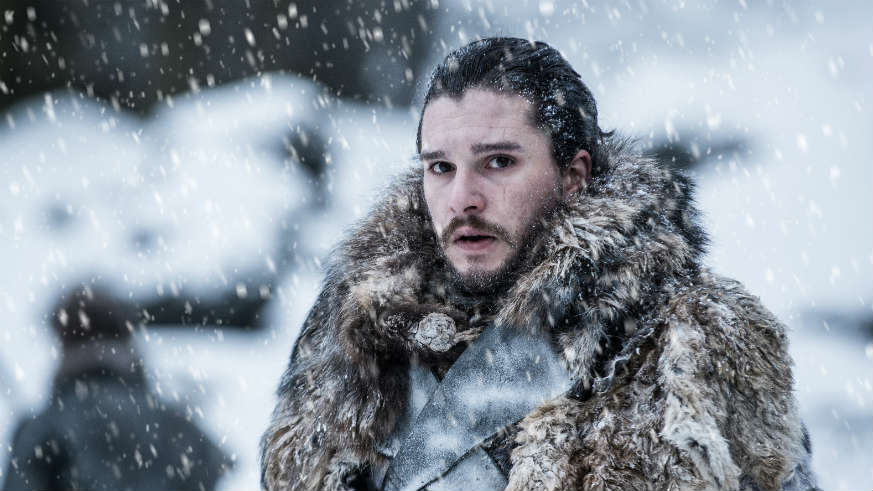 Jon Snow Furs Beyond the Wall