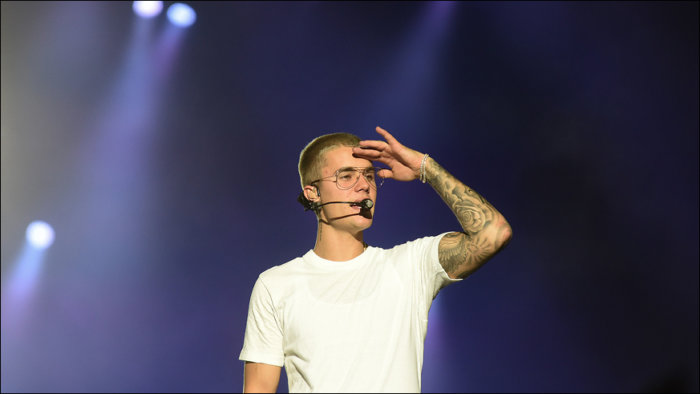 Justin Bieber In Concert Rio De Janeiro White Tee