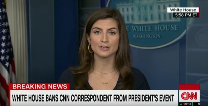 Kaitlan Collins banned from White House event