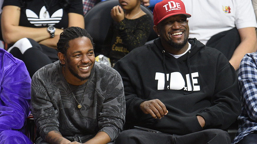 Kendrick Lamar and Anthony "Top Tawg" Tiffith